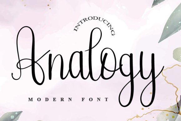 Analogy Font: A Simple Tool for a Beautiful Brand