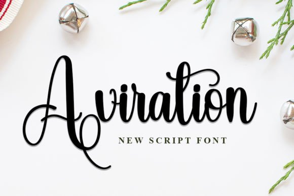 Aviration: A Script Font Designed for Digital Marketing