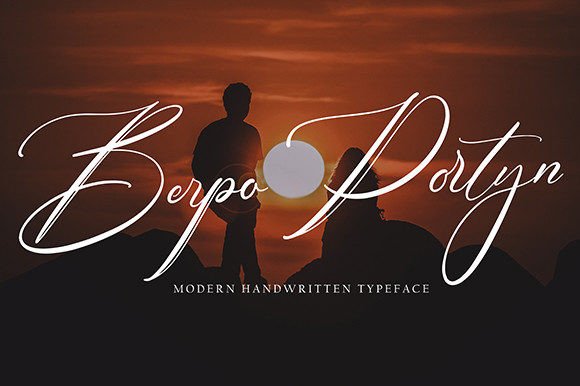 Berpo Portyn: A Handwritten Font for Distinctive Craft Projects