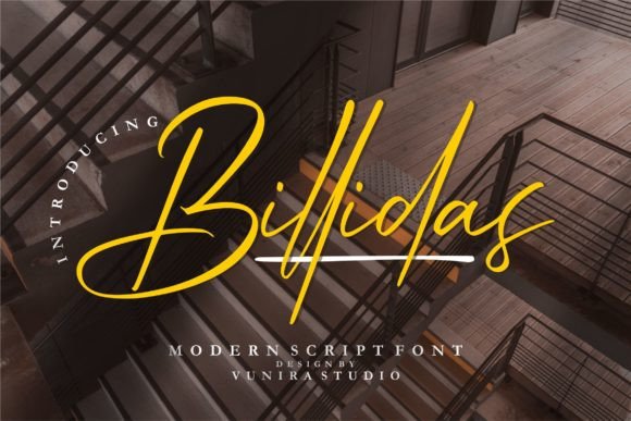 Billidas: The Calligraphy Font That Makes Brands Feel Loved