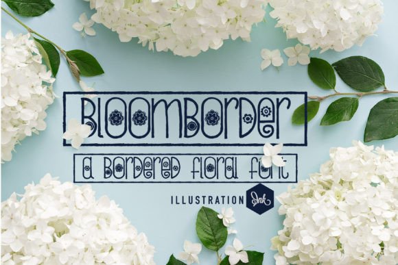 Bloomborder: A Charming Handwritten Font for Creative Projects