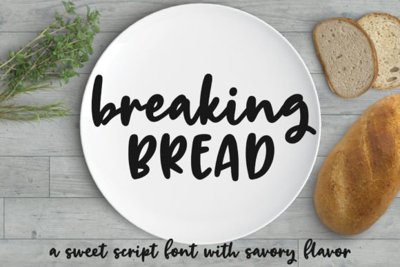 Breaking Bread: The Chunky Script Typeface for Bold Digital Brands