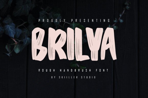 Brilya: A Font That Brings Brushstrokes to Branding