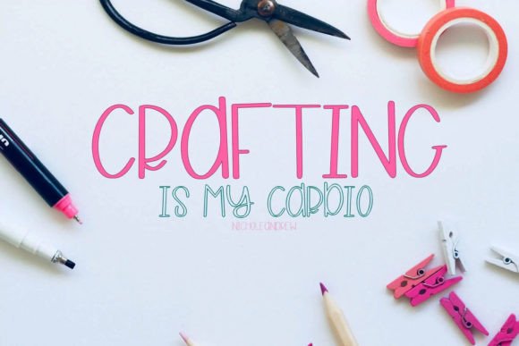 Choosing Crafting is My Cardio: The Font That Elevates Editorial Design