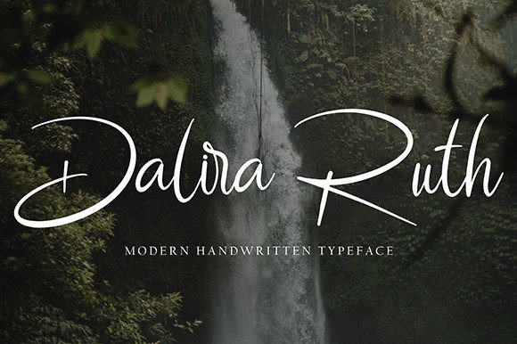 Delira Ruth: A Dazzling Script Font for Digital Expression