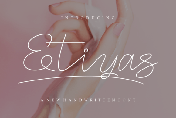 Etiyas: A Stylish Script Font for Modern Brands