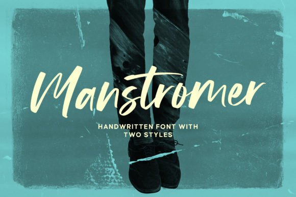Manstromer: A Dynamic Handwritten Font for Polished Branding