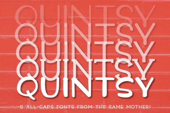 Quintsy: A Modern Display Font for Editorial Personality