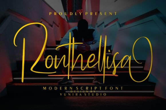 Ronthellisa: A Modern Script Font for Editorial Expression
