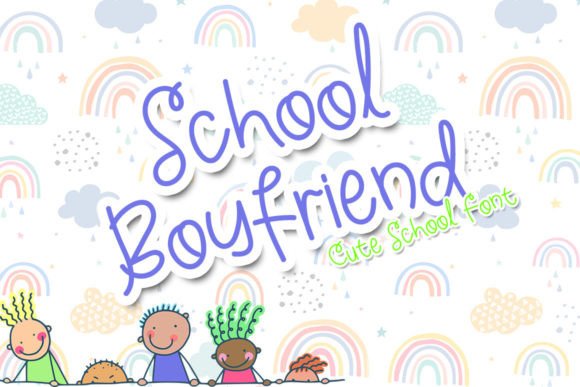 School Boyfriend: A Script Font with a Fresh, Confident Charm