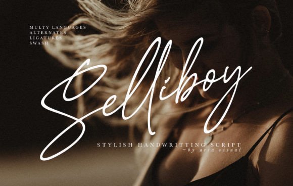 Selliboy: A Signature Script Font for Crafters and Sellers