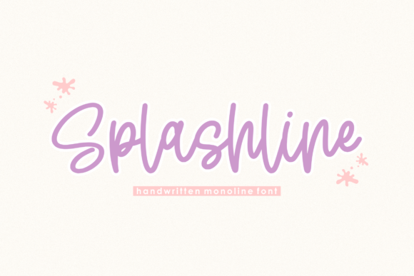 The Calm Rhythm of Splashline: A Handwritten Font for Editorial Design