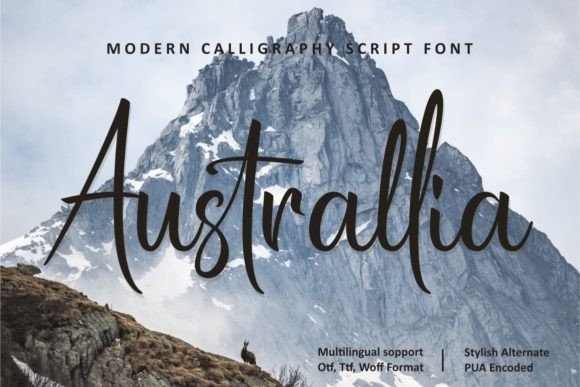 Using Australlia: A Script Font Built for Modern Campaigns