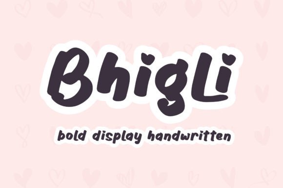 Using Bhigli Font in Branding Projects and Creative Work