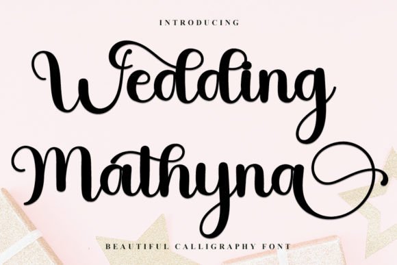 Wedding Mathyna: A Refined Handwritten Font for Digital Design